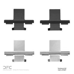 For NISSAN 1981-1986 Brake Hardware Kit FRONT Dynamic Friction + 1 YEAR WARRANTY - Picture 1 of 2