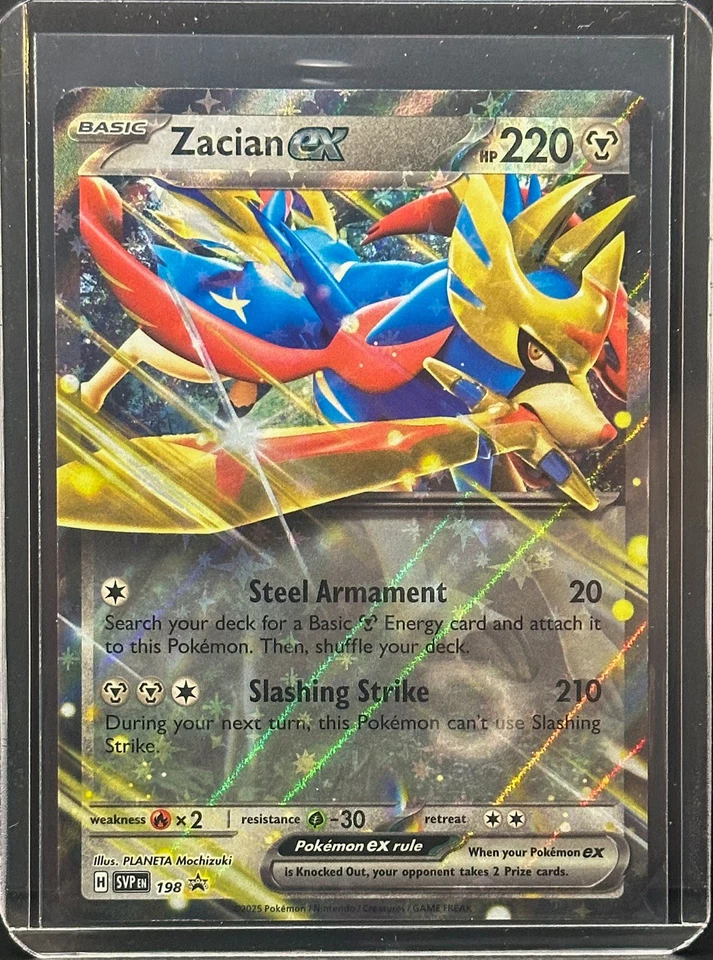 Pokemon TCG: Zacian Ex 198 Sv: Scarlet & Violet Promo Cards - Image 1 of 1
