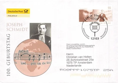 SA28c Germany 2004 to Amsterdam, 100th Birth OF Joseph Schmidt, FDC - Image 1 of 2