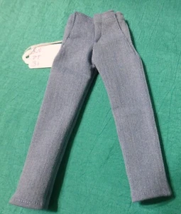 Jeans azules con bolsillos traseros reales para muñeca de moda de 12" KNPT31 - Imagen 1 de 7