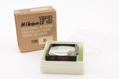 [Mint++] Nikon Focusing Screen Type B for Nikon F3 Camera accessory From Japan - Изображение 1 из 4