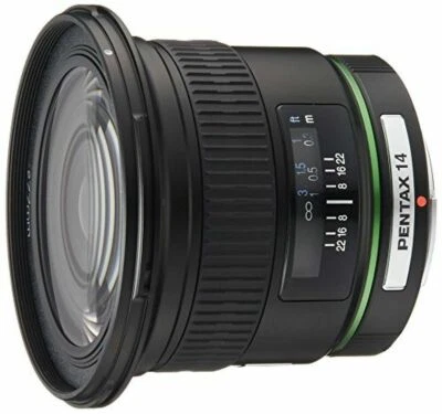 PENTAX ultra wide angle single focus lens DA 14mm F 2.8 ED[IF]K mount APS-C size - Image 1 of 4