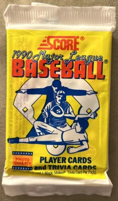 1990 Score Pack Mitch Webster Cubs (Top) Kevin Ritz Tigers Rookie RC (Back) - Image 1 of 4