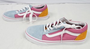 pink and blue vans