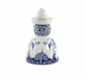 NUEVO Royal Delft Proud Mary 01 Azul y Blanco Coleccionable - Flor Pavo Real - Imagen 1 de 7