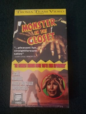MONSTER IN THE CLOSET - VHS, 1987 Troma/Lorimar Horror  Paul Walker NEW SEALED - Image 1 of 4