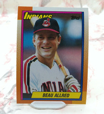 1990 Topps Baseball Cleveland Indians Beau Allred #419