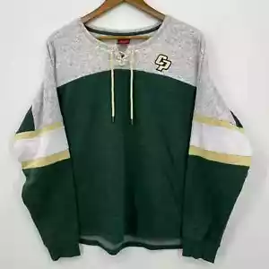 Cal Poly Mustangs Sweatshirt Women's Size XL Gray Green Long Sleeve Colosseum - Picture 1 of 9