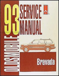 1993 Oldsmobile Bravada Reparación Tienda Manual Olds Servicio Base Libro para - Imagen 1 de 2
