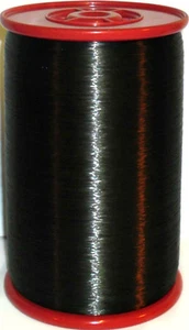 CHARCOAL GREY MONOFILAMENT SEWING MACHINE & OVERLOCKER THREAD 400's, 900g - Picture 1 of 2