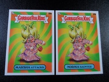 Mars Attacks Tim Burton Lisa Marie Martian Girl Spoof Garbage Pail Kids Card Set