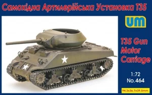 UNIMODELS UM 464 Plastik Scale Models Kit Maßstab 1:72 T35 Geschütz Motorwagen - Bild 1 von 24