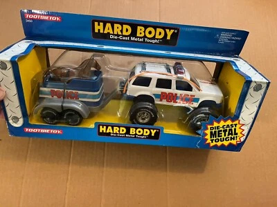 SUV Tootsietoy Police 1995 de colección con caballo y remolque paquete sellado Strombecker Foto 1 de 4