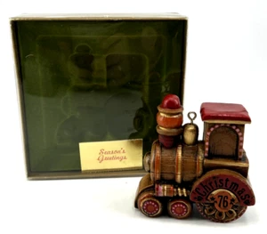 Hallmark Keepsake ornamento albero tagliabordi 1976 locomotiva treno anni - Foto 1 di 8