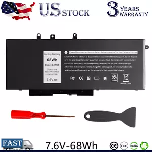 GJKNX 68Wh Battery for Dell LATITUDE 5480 5580 5490 5590 E5280 E5288 E5480 GD1JP - Picture 1 of 12