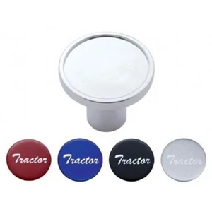 Perilla de válvula de aire cromada con paquete de pegatinas para tractor - Imagen 1 de 1