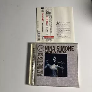 Nina Simone - Nina Simone Sings Nina (CD, 1996) pocj-9574 Japan obi - Picture 1 of 6