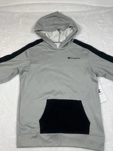 Champion Boys Size XL 18/20 Black Gray Sweatshirt Hoodie - Picture 1 of 6