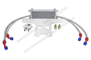 CXRacing 13 Row Oil Cooler Kit For 2015+ Ford Mustang EcoBoost I4 2.3L Turbo - Bild 1 von 6