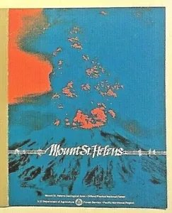 MOUNT ST. HELENS VISITOR INFO PACKET Vintage 1981 Forest Service / USDA FREEship - Picture 1 of 7