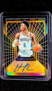 2018-19 Panini Ossidiana Elettrica Incisione Arancione Hamidou Diallo/50 Rookie Auto RC - Foto 1 di 10
