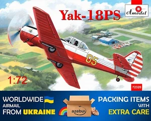 Yakovlev Yak-18PS Aerobatic Aircraft 1/72 Scale Plastic Model Kit Amodel 72320 - Bild 1 von 12