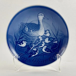 Bing und Grondahl Muttertag Teller 1973 Ente & Entenküken - Bild 1 von 3
