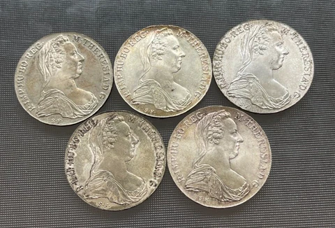 One (1) 1780 Austria Maria Theresa Silver Restrike Cover
