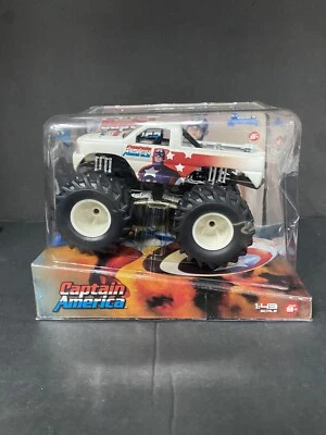 Muscle Machines Captain America Monster Truck 1:43 Scale New in Box NIB SEE PICS - Image 1 of 4