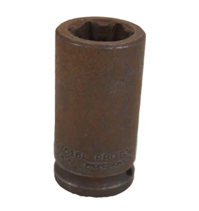 Enchufe de Impacto Proto 1" Unidad 3/4" Pozo Profundo 6 Puntos O7516L Hecho en EE. UU. - Imagen 1 de 6