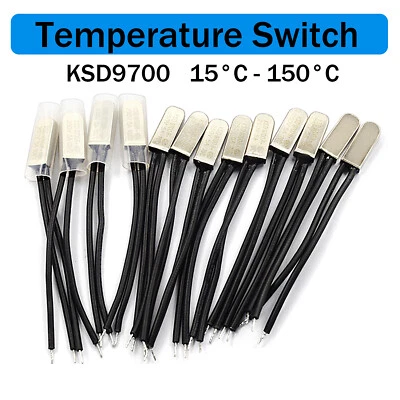 KSD9700 Temperature Switch Metal Thermostat Thermal Protector NO/NC 5A 250V - image 1 of 4