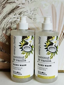 2-Pack Coconut & Vanilla Moisturizing Hand Wash with Coconut Oil & Aloe Vera - Picture 1 of 2