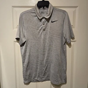 Men's Nike Golf Polo Shirt Grey Standard Dri Fit S Small - Picture 1 of 4