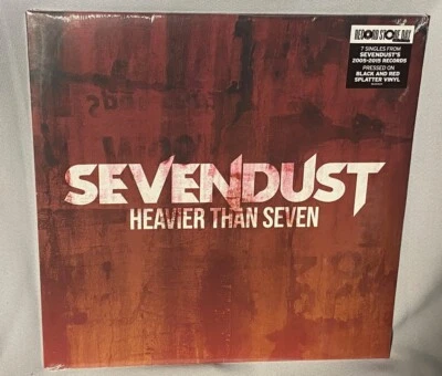LP SEVENDUST Heavier Than Seven (RED/BLK SPLATTER Vinyl RSD 2024) NEW MT SEALED - Image 1 of 2
