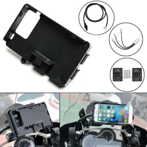 Support de Téléphone GPS Chargeur USB Pour BMW R1200GS R1250GS F850GS F750GS MS - Zdjęcie 1 z 11