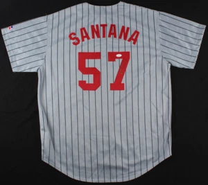 Ervin Santana Signed Twins Russell Athletic Jersey (JSA COA) Minnesota Pitcher - Picture 1 of 5