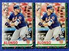 2019 Topps Holiday Pete Alonso Rc Lot Of (2) Sp Xmas Lights & Base Rc Mets 1B