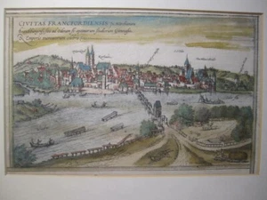 Frankfurt (Oder) - Civitas Francfordiensis - Kupferstich Rudolph Manuel Deutsch - Bild 1 von 12