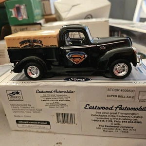 Liberty 1940 Ford Pickup Super Bell Axle CO Diecast 1:25 Coin Bank Black - Picture 1 of 7