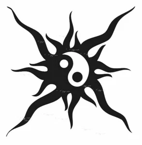 YingYang Vinyl Decal for Car laptop Window Bumper Wall Truck - Picture 1 of 13