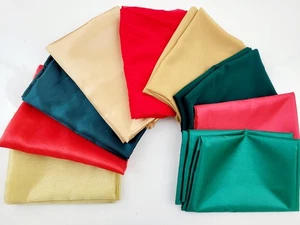 Christmas Fabric Red, Green & Gold Job Lot 18 metres Just £1 per metre ! - Picture 1 of 6