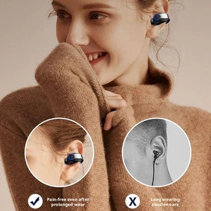 Single Ear Bluetooth Headset Ohrclip Headset Wireless Cancelling - Headset H6R2 - Bild 1 von 18