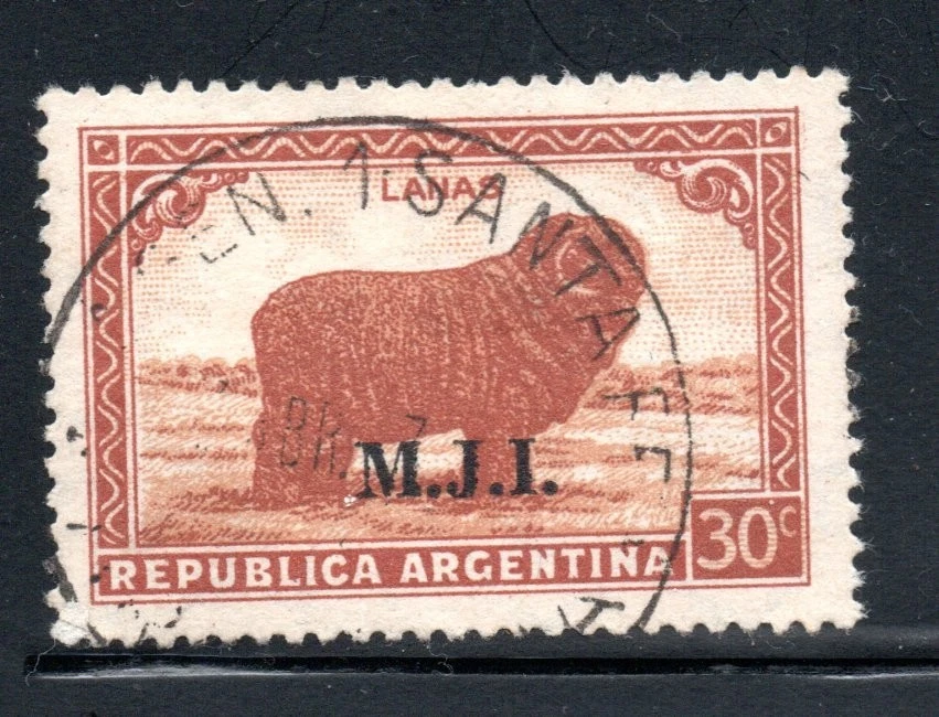 ARGENTINA, 30 CENTAVOS S/C M.J.I., MATASELLOS DE SANTA FE (NEA352) Foto 1 de 1