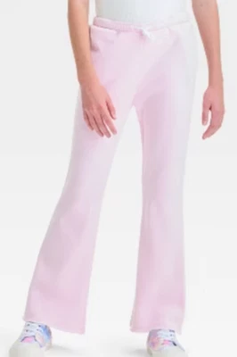 NUEVO Pantalones deportivos acampanados de vellón rosa Art Class para niña talla XL (14) Foto 1 de 2