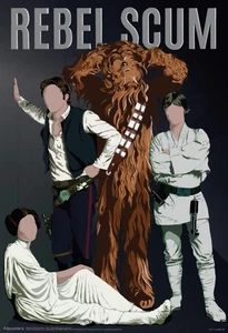 SDCC 2025 Exclusive Star Wars Rebel Scum Poster | 13in x 19in | LE 100 | Read - Picture 1 of 4