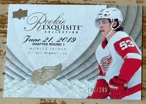 2021-22 Exquisite Collection Moritz Seider Retro Rookie Card #’d 182/299!! - Picture 1 of 2