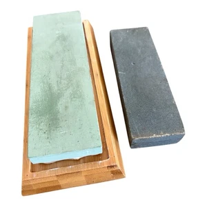 Sharp Pebble Sharpening Stone Knife Sharpening Tool 8000/3000 + Stone READ - Picture 1 of 17
