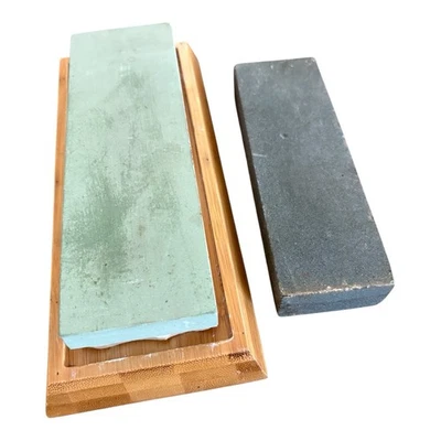 Sharp Pebble Sharpening Stone Knife Sharpening Tool 8000/3000 + Stone READ - Image 1 of 4