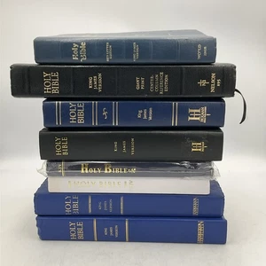 Konvolut 8 Heilige Bibel - King James Version Bibeln, verschiedene Verlage - Bild 1 von 22