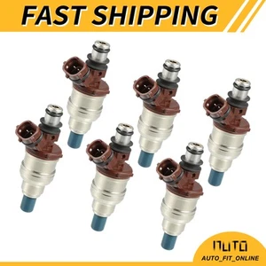 No.23209-65020 Fuel Injector for Toyota 4Runner 1989-1995 3.0L Brown 6Pcs - Picture 1 of 7
